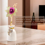 Набор подарочный с диффузором «Ваза с цветком», аромат фиалка, «Богатство Аромата»