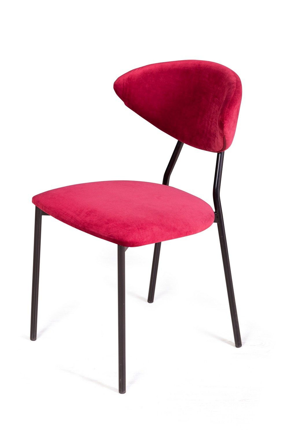 Стул Art, бархат винно-красный 16