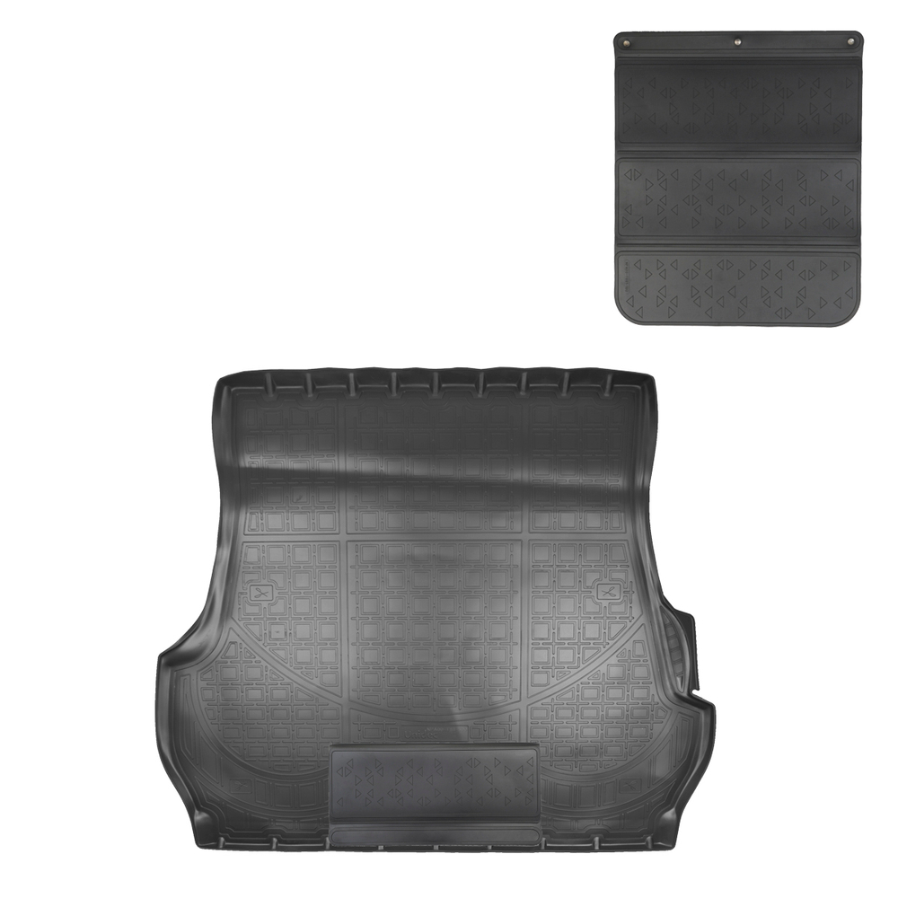 Коврик в багажник Norplast/Unidec для Toyota LC-200 в кузове J20A (2007-), 5 мест, Черный, арт.NPA00-T88-500-APP