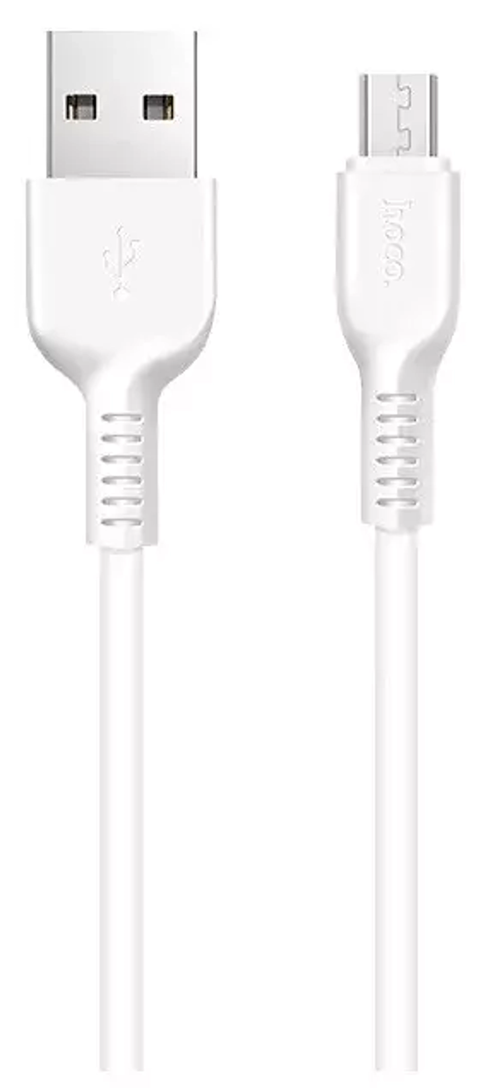Кабель 1m USB/Micro 2.4A X13 Hoco white