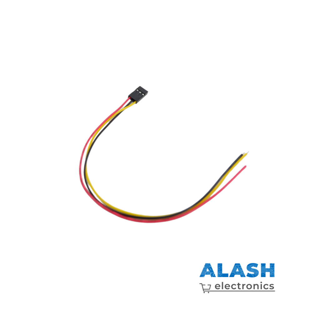 Соединительные провода для Arduino с разъемом типа "мама" с одной стороны и открытыми проводами для пайки с другой, длиной 30 см и с 3 пинами