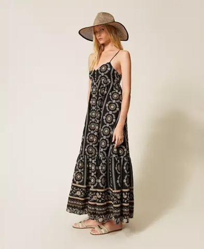 TWINSET Платье с вышивкой