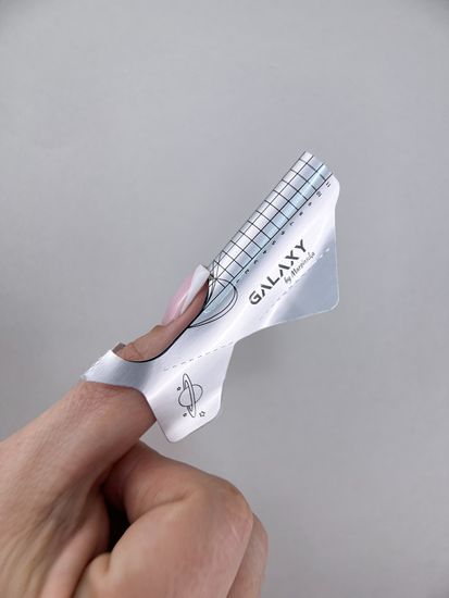 Нижние формы для наращивания ногтей Galaxy, 80 шт в фирменной коробке