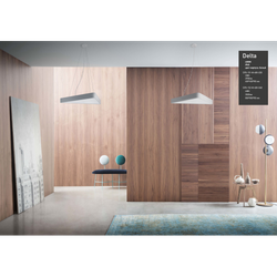 Светильник LED ЭРА Geometria SPO-151-W-40K-030 Delta 30Вт 4000К 3000Лм IP40 600*600*80 белый подвесной