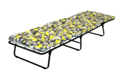 Кровать раскладная Селена-2 мягкая крошка гофрокартон (аналог Стефании с88) арт.с1677 (цвет ткани разноцветный рис.ромб (1 шт. в уп.)