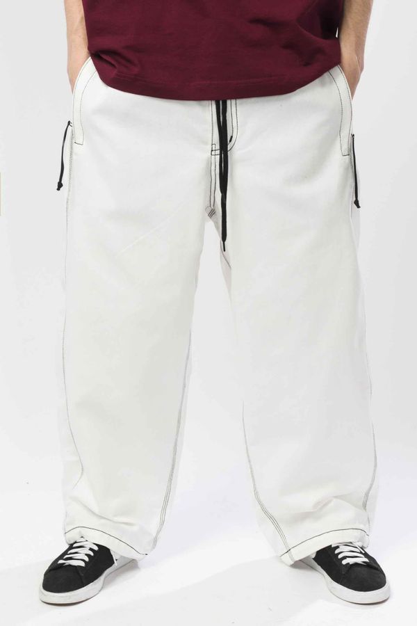 Джинсы Real Baggy молочные - фото 1