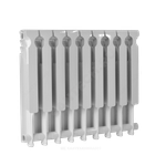 Радиатор алюминиевый Delta Plus 500 10 секций Qну=1340 Вт RAL 9016 (белый) Ogint
