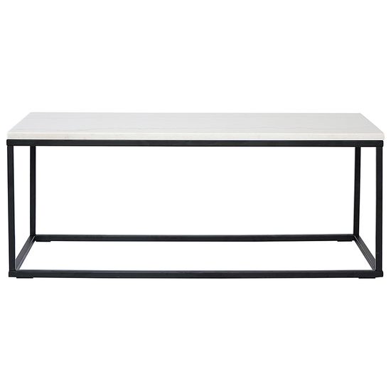 Столик журнальный mayen, 90х40 см, белый/черный