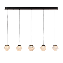 Подвесной светильник MD25030003-5B matt black/clear