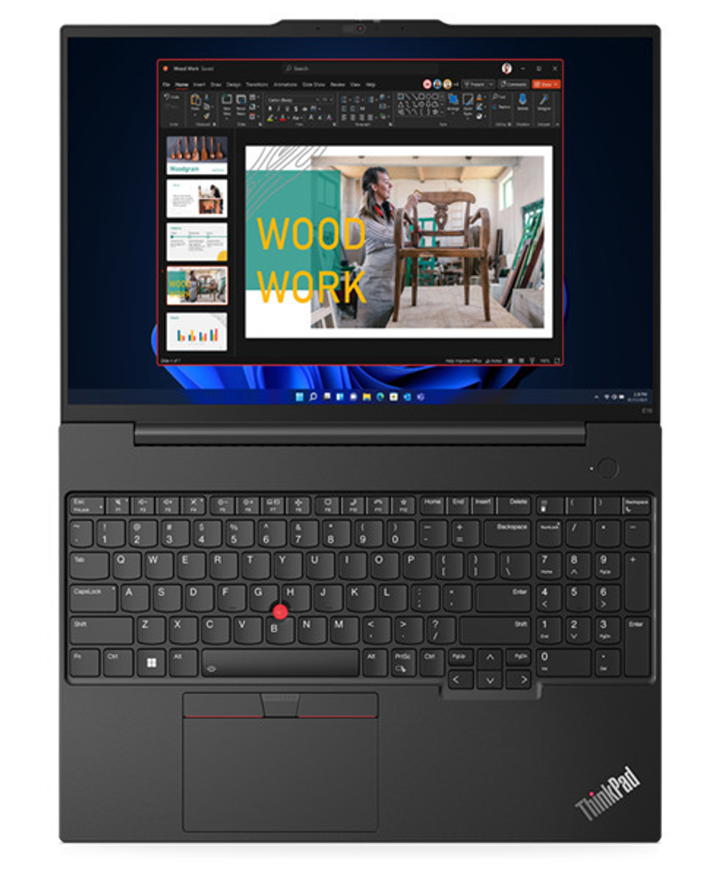 Ноутбук  Lenovo ThinkPad E16 Gen 1 16 ", Core i5, 8 Гб RAM, 512 Гб SSD, UHD Graphics, Черный