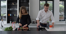 Экобутылка с фильтром black+blum, eau good duo, 700 мл, серо-голубая