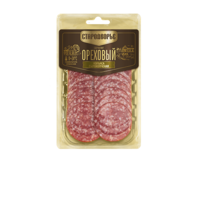 Сервелат сырокопченый Ореховый, Стародворье, 70г