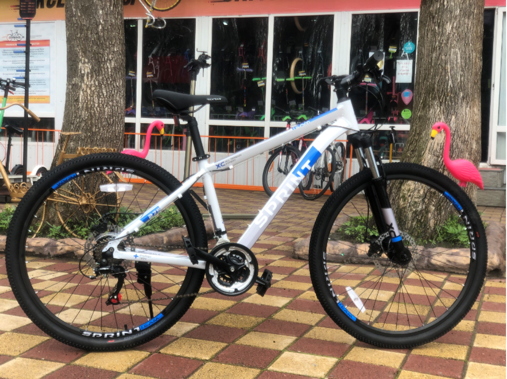 Велосипед TechTeam Sprint 27.5"х16" белый 2021