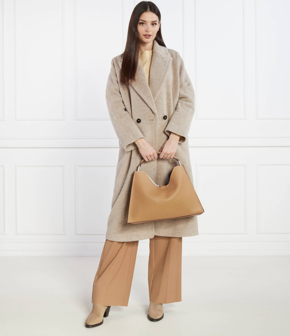 Кожаная сумка через плечо BORSA PELLE GIANNI CHIARINI - коричневый(BS 10566 RNGDBL-NA)