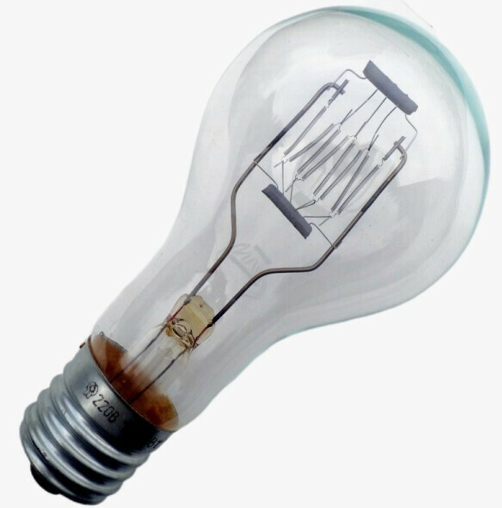 Лампа накаливания прожекторная Лисма ПЖ 220-1000-2 220в, 1000Вт, Е40, (340823000)