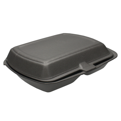 Ланчбокс 100 шт 2х секц Черный 249х207х61мм ВПС цвет А ВВМ