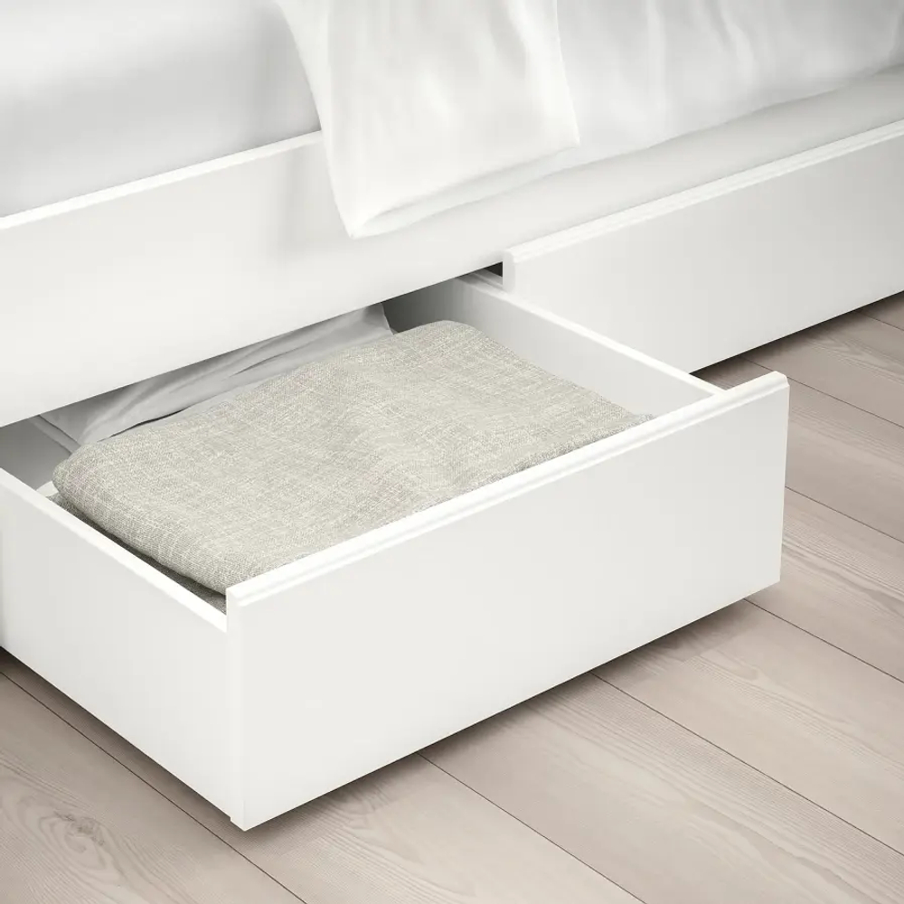 Ящик для каркаса кровати - IKEA SONGESAND/СОНГЕСАНД ИКЕА, 23х67х199 см, белый