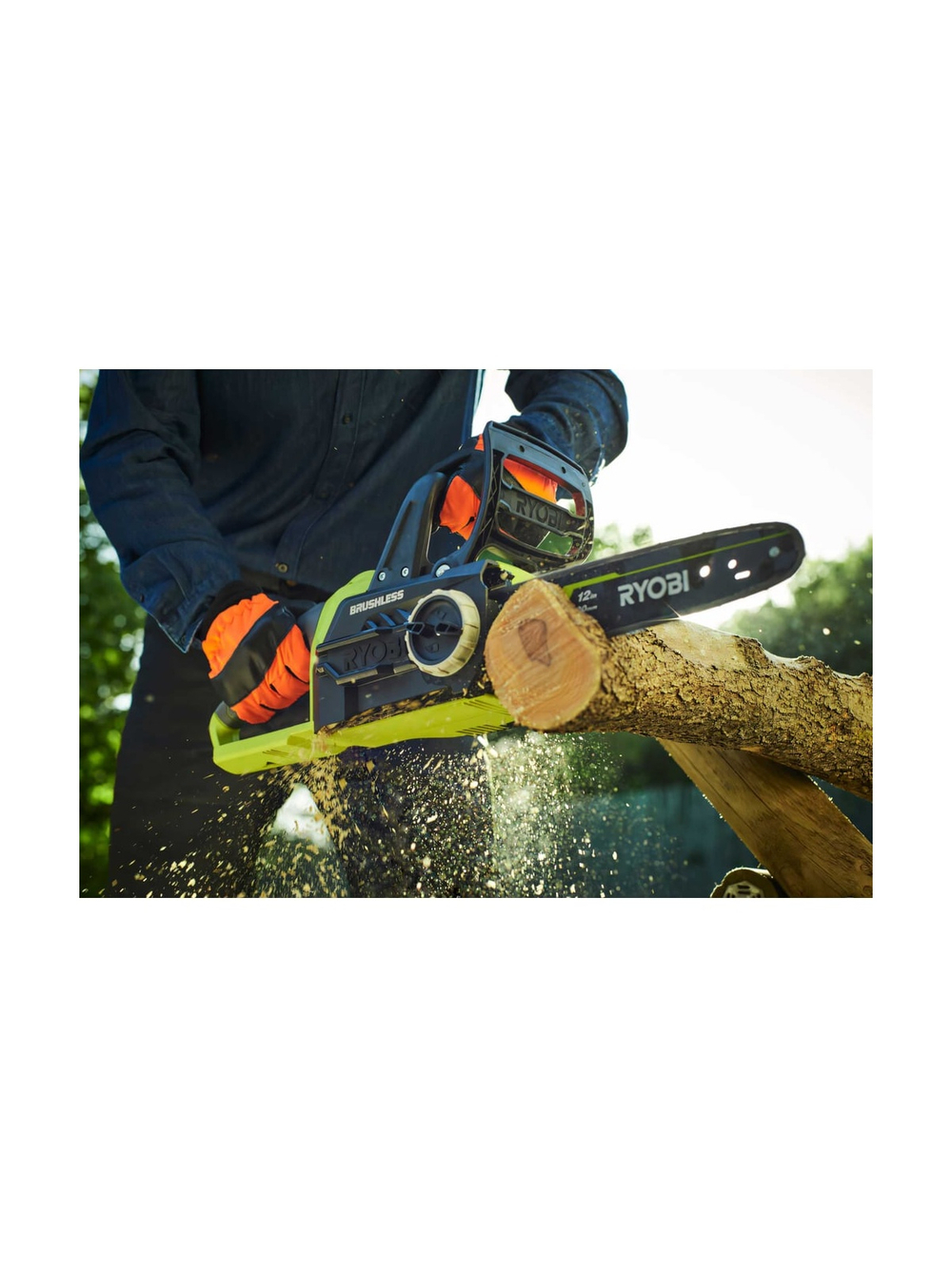 Бесщеточная аккумуляторная цепная пила Ryobi ONE+ OCS1830  без аккумулятора в комплекте 5133002829