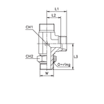 Штуцер FRLA DL12 UNF 3/4 (корпус)