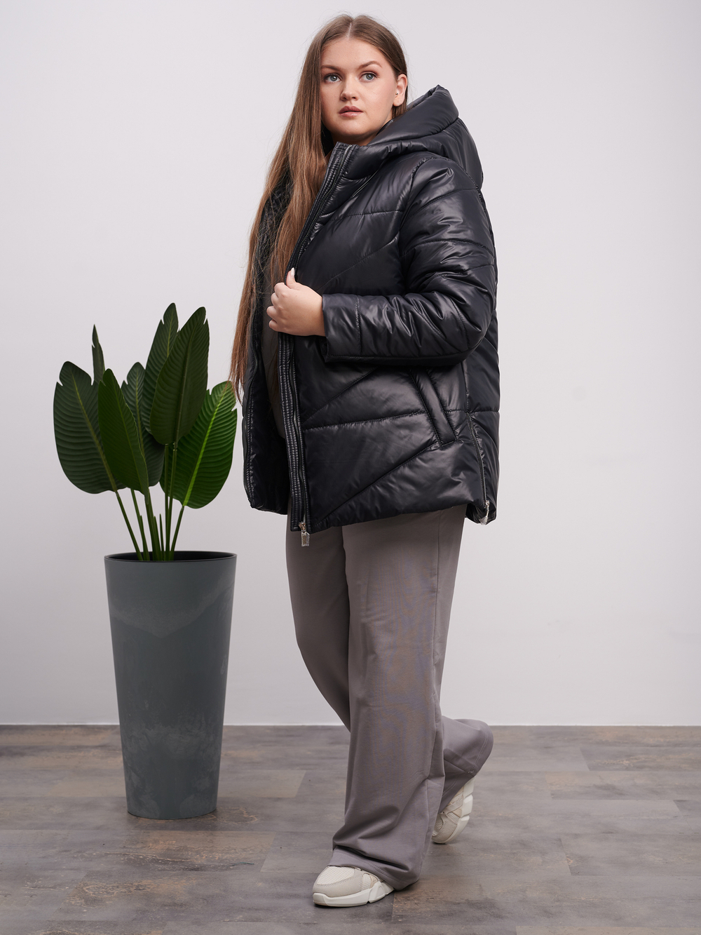 Куртка демисезонная "Амелия" черный