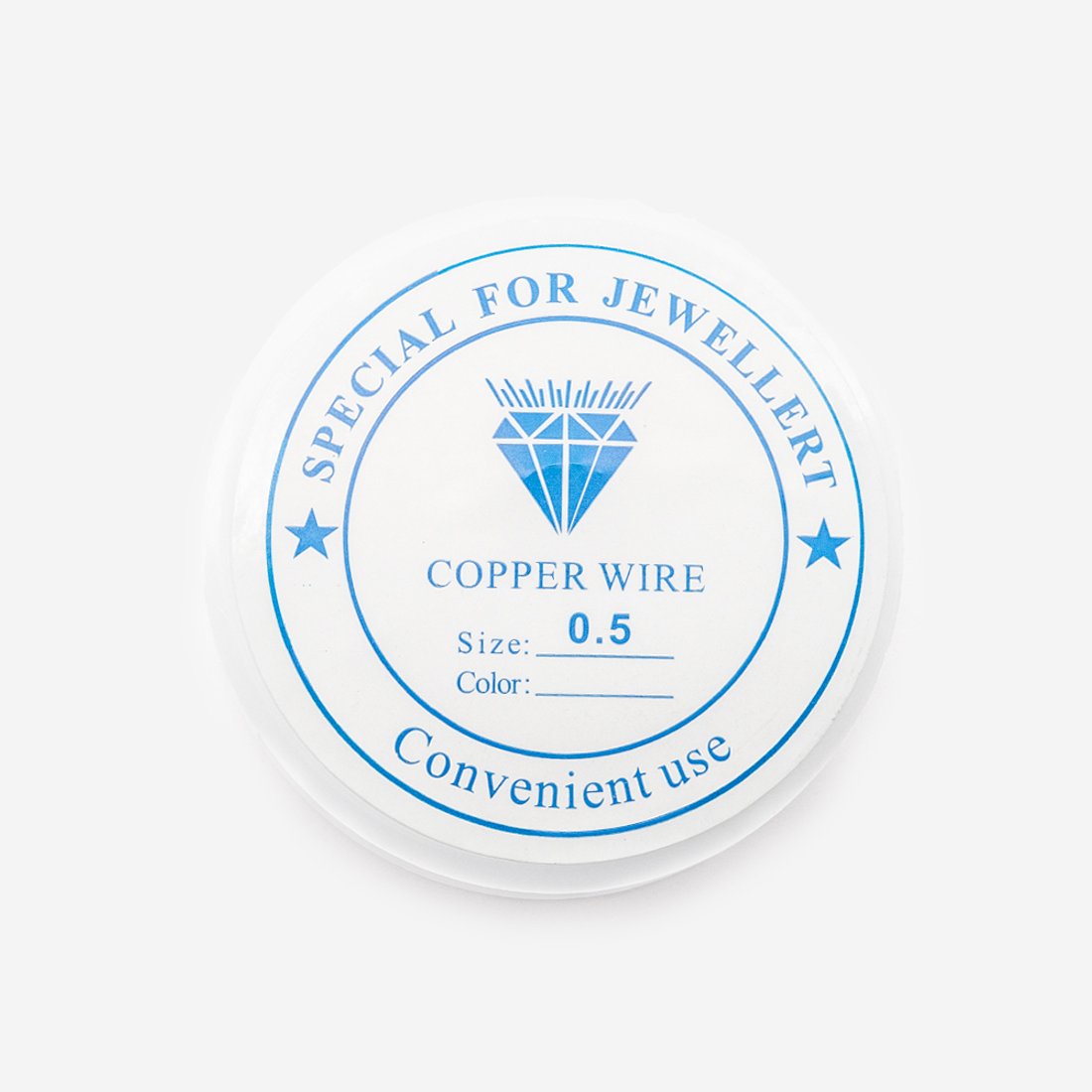 Леска ювелирная прозрачная, 0,5мм, 20м