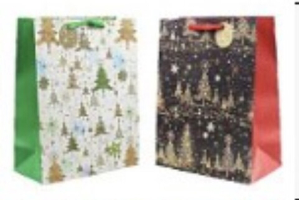 Бум пакет НГ 26*32*12 ЛЮКС (20 шт) микс