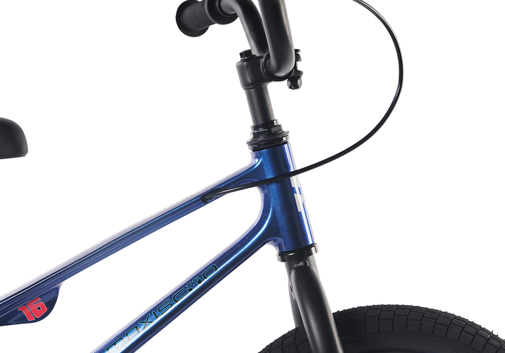 Велосипед 16" Maxiscoo SHARK Базовый Плюс Синий (2026)