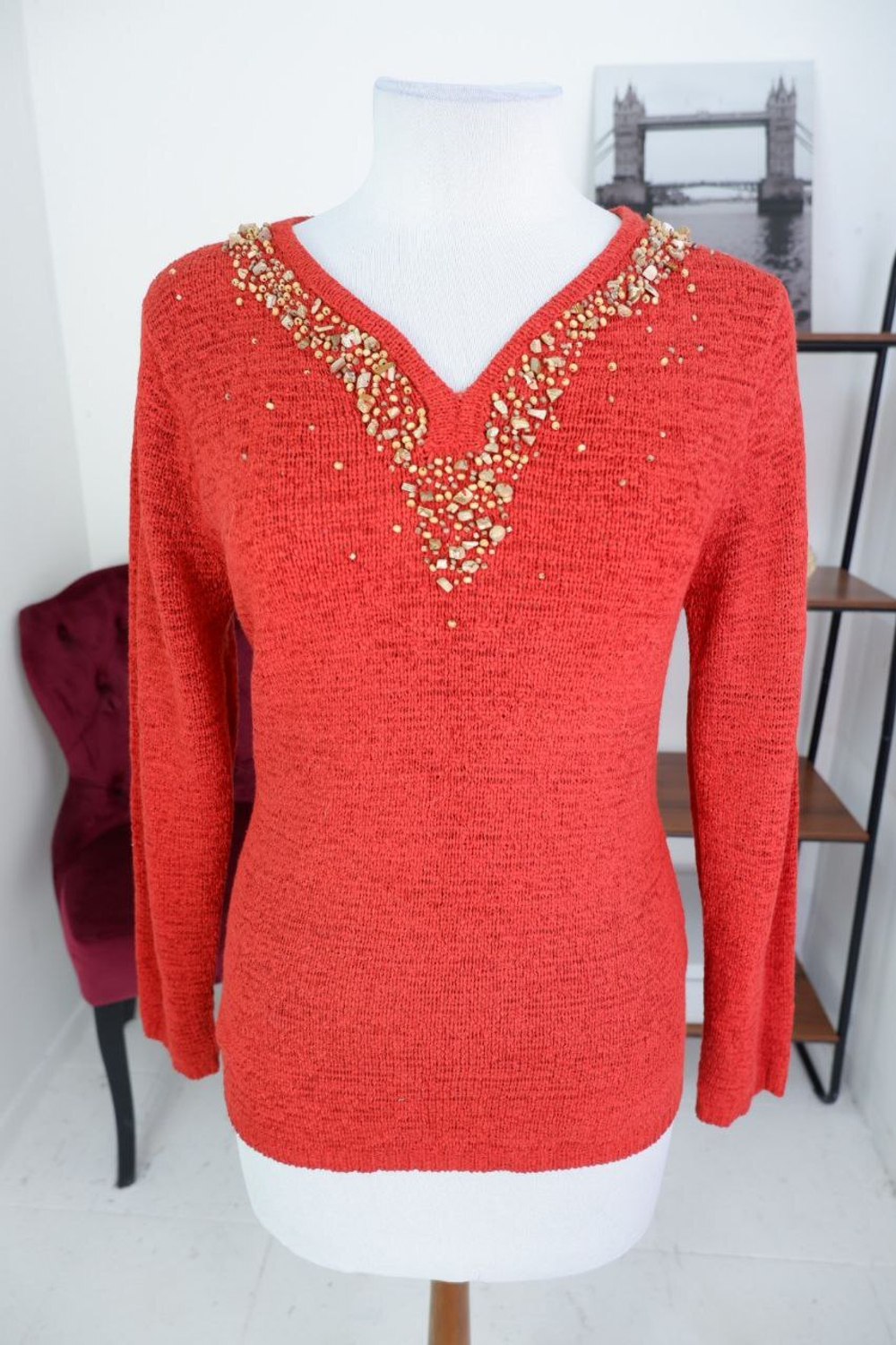 Джемпер вязаный 42 размер