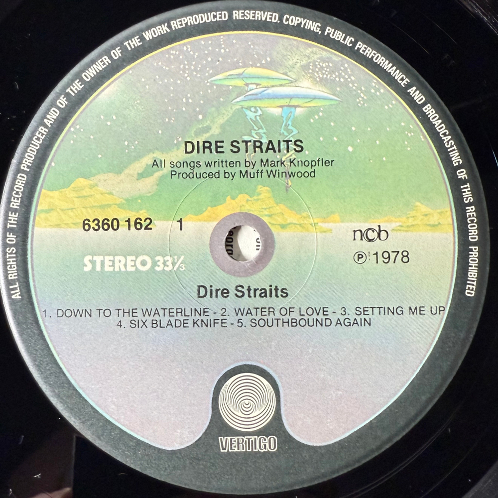 Dire Straits ‎– Dire Straits (Голландия 1978г.)