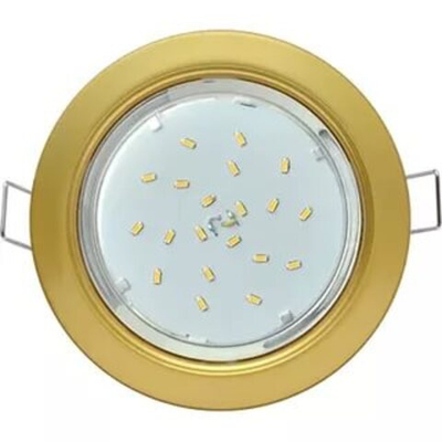 Светильник Gauss встраев. H4 GX53 38*106 золото