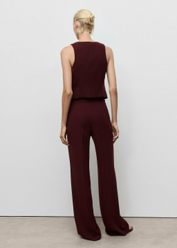 Костюмный жилет с пуговицами