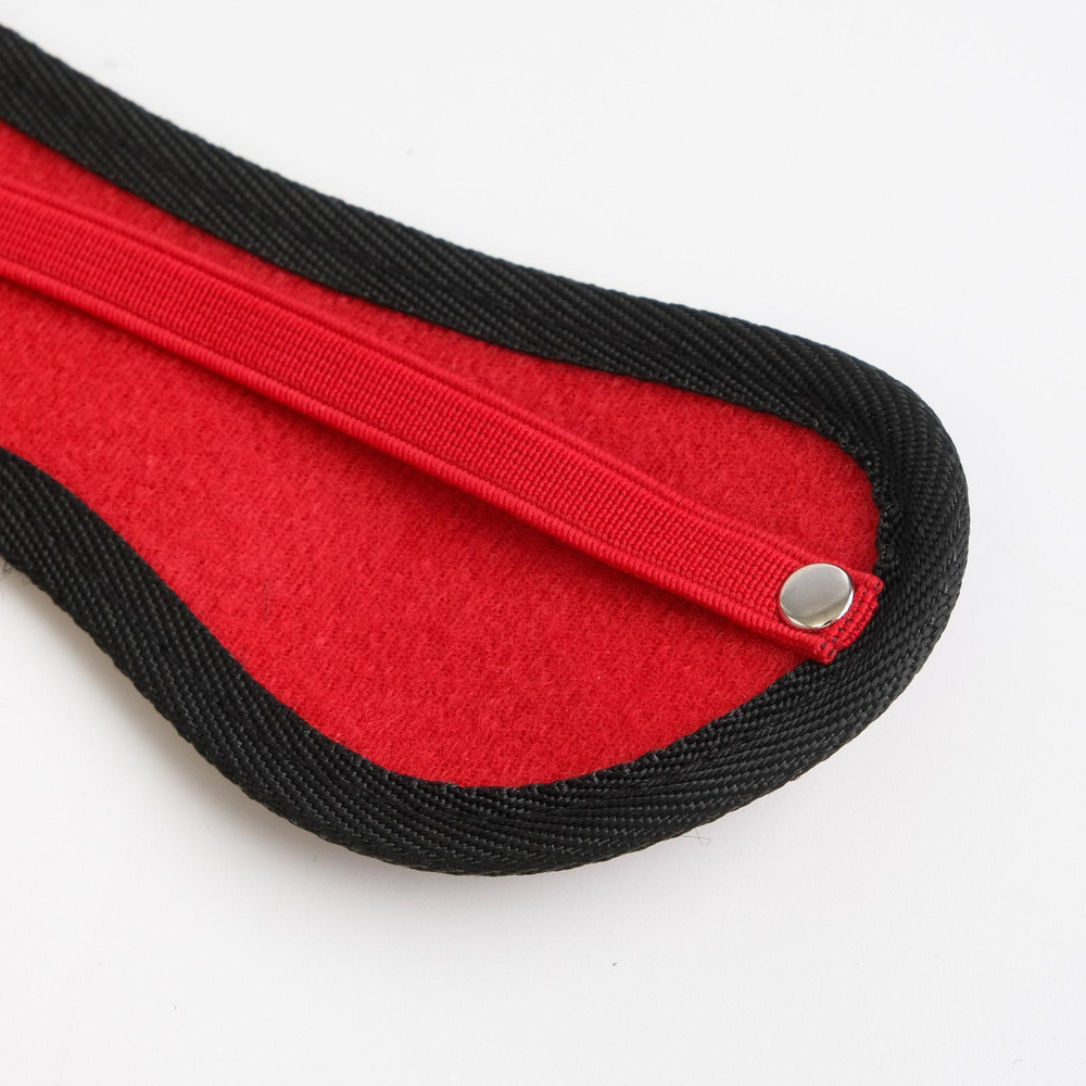 Черно-красный эротический набор из 7 предметов (Цвет: черный с красным)