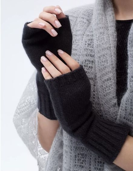 Митенки женские М813-24 графит