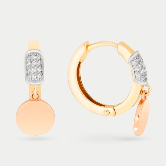 Серьги золотые