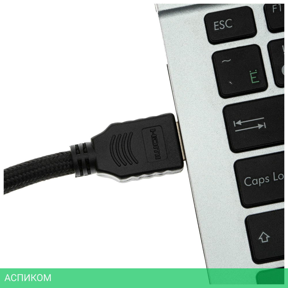 Кабель CACTUS CS-HDMI.2-2 HDMI (m)/HDMI (m) 2м черный
