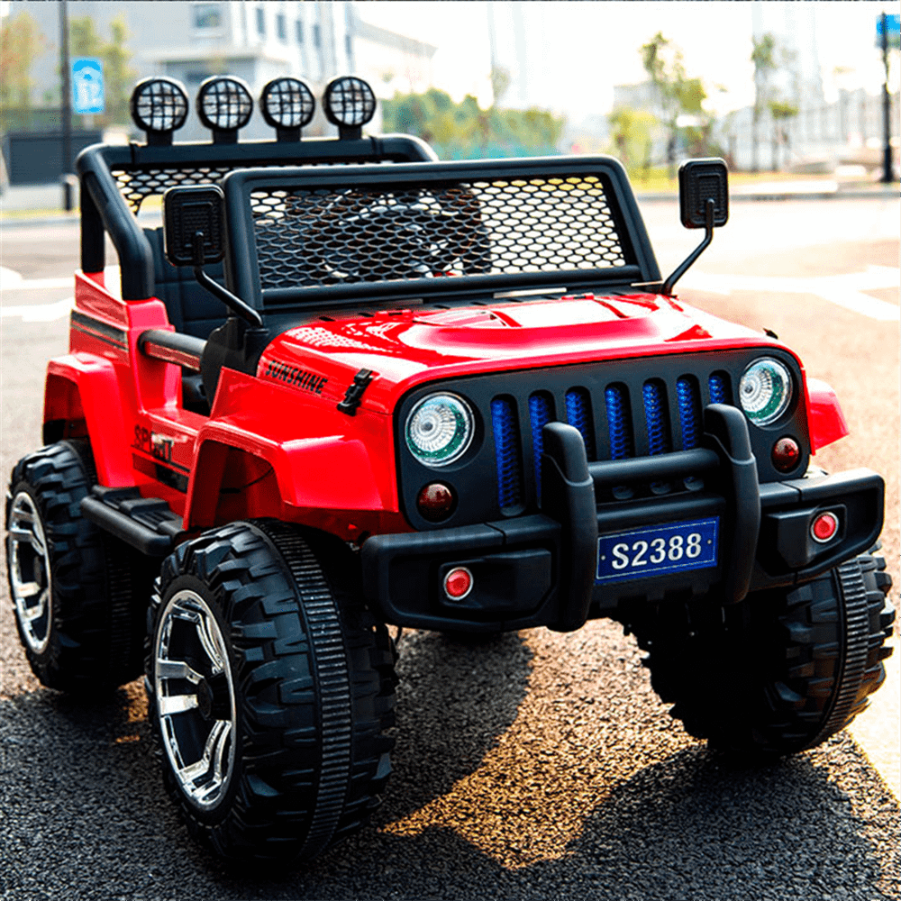Электромобиль детский "JEEP 4WD",12V,красный