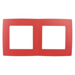 12-5002-23 ЭРА Рамка на 2 поста, Эра12, красный