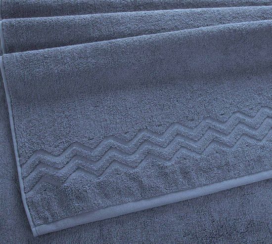 Комплект махровых полотенец Бремен деним 50x90 см и 70x140 см 500 г