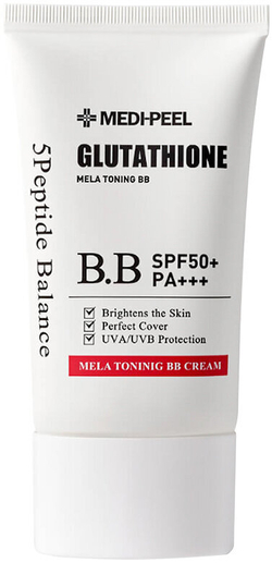 MEDI-PEEL BB крем с глутатионом Bio-Intense Glutathione Mela Toning, 50 мл/90 г, оттенок: темно-бежевый, 1 шт.
