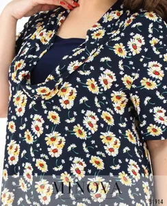 Платье 352-синий Minova