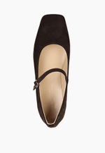 Туфли // Mary Jane // Chocolate // Suede