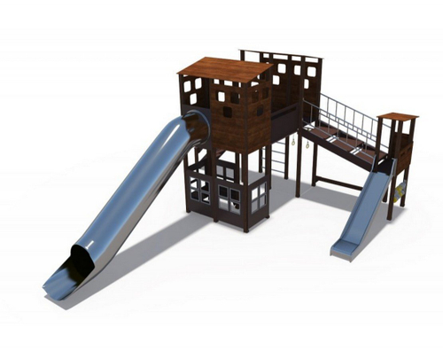 Игровой комплекс Миндаль горка винтовая Н-2000, Н-1200 ДИО 10013.1