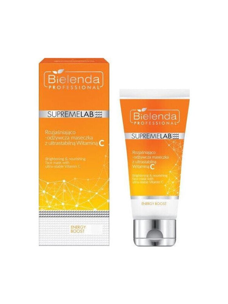 Bielenda Maseczka do twarzy Supremelab Energy Boost rozjaśniająco-odżywcza 70ml
