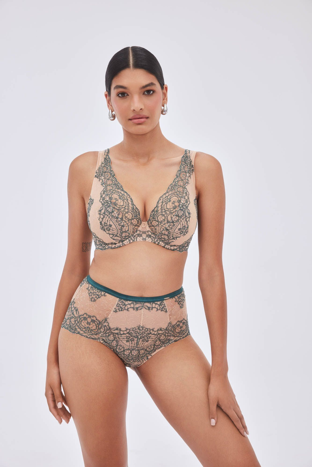 Бюстгальтер-бралетт Splendore (Размер: 75E) (Цвет: изумрудный)