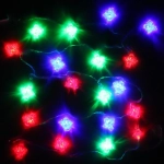 Гирлянда для дома 4,0 м 20 ламп LED с насадками АНГЕЛ, прозрач.пров., авторежим.,IP-20 RG/RB (возможность соединения)