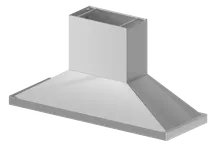 Вытяжка ZVN-S4 с подсветкой, нержавеющая сталь, 120x80x50 см, Ontario, KuhniGrill