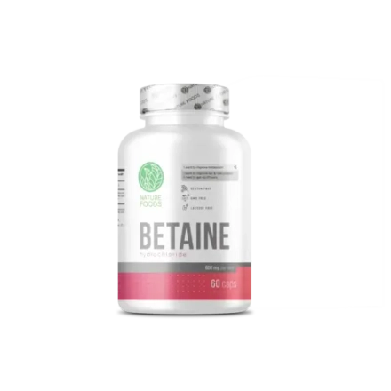 Betaine Hydrochloride 600 mg 60 caps (Nature Foods)