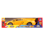 Машина классическая на РУ, желтая, коробка 118-3