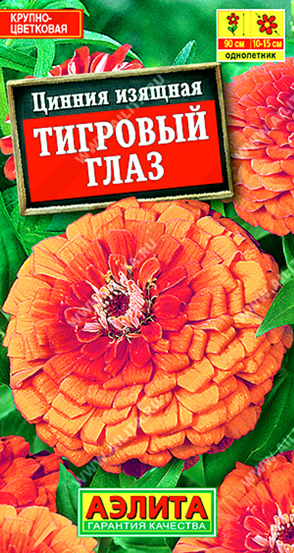Цинния Тигровый глаз