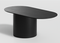 Столик Type овальный, основание D 39 см (черный)